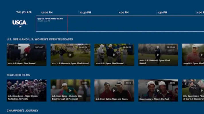 USGA OnDemand android App screenshot 1